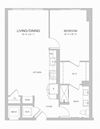 A08 Floor Plan A08 Floor Plan at AVE Tampa Riverwalk, Tampa, FL